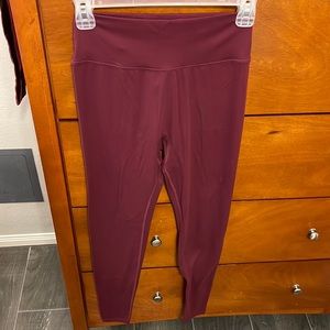 Alphalete Alphalux essential leggings in maroon